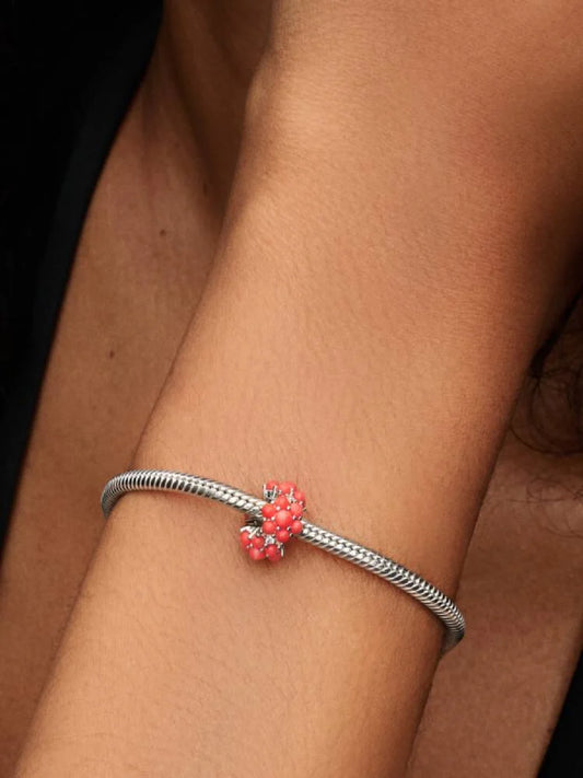 Coral-coloured Ocean Charm