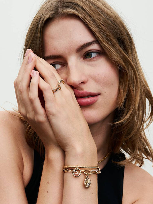 Snake Chain Gold-Plated Bracelet