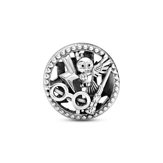 Harry Potter HP Openwork Sterling Silver Charm
