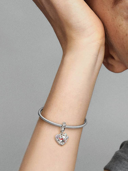 Disney Winnie the Pooh & Piglet Double Dangle Charm