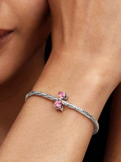Pink Bow Charm
