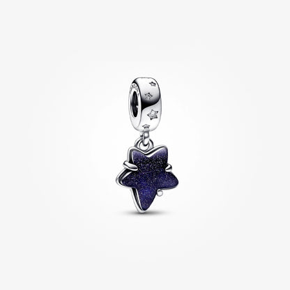 Celestial Galaxy Star Murano Dangle Charm