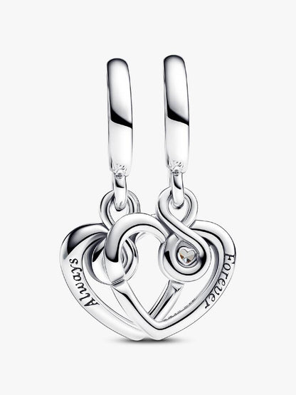 Forever & Always Splittable Dangle Charm