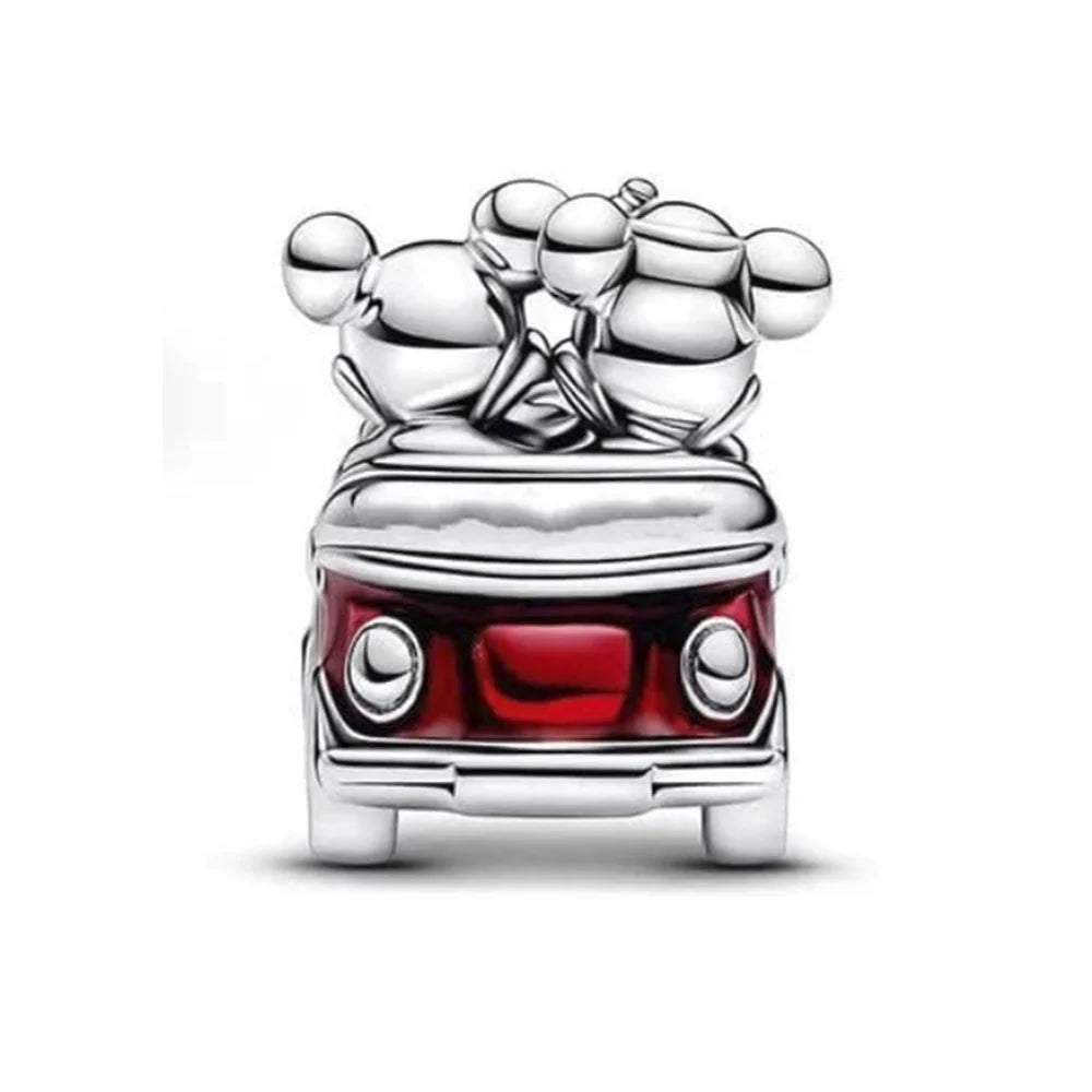 Disney Mickey and Minnie Red Car Charm