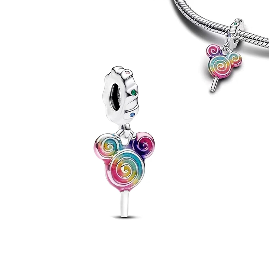 Disney Mickey Mouse Lollipop Dangle Charm