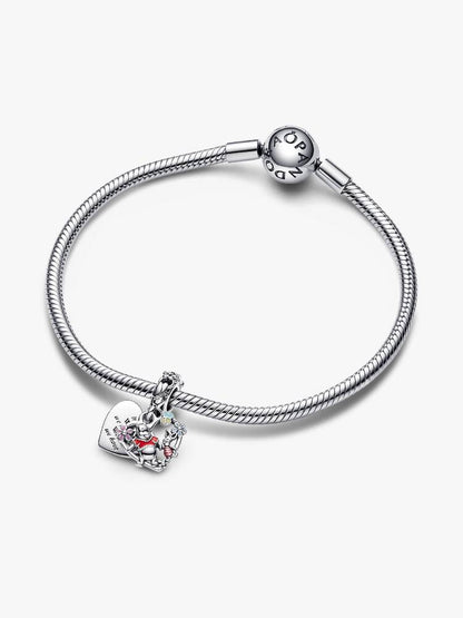 Disney Winnie the Pooh & Piglet Double Dangle Charm